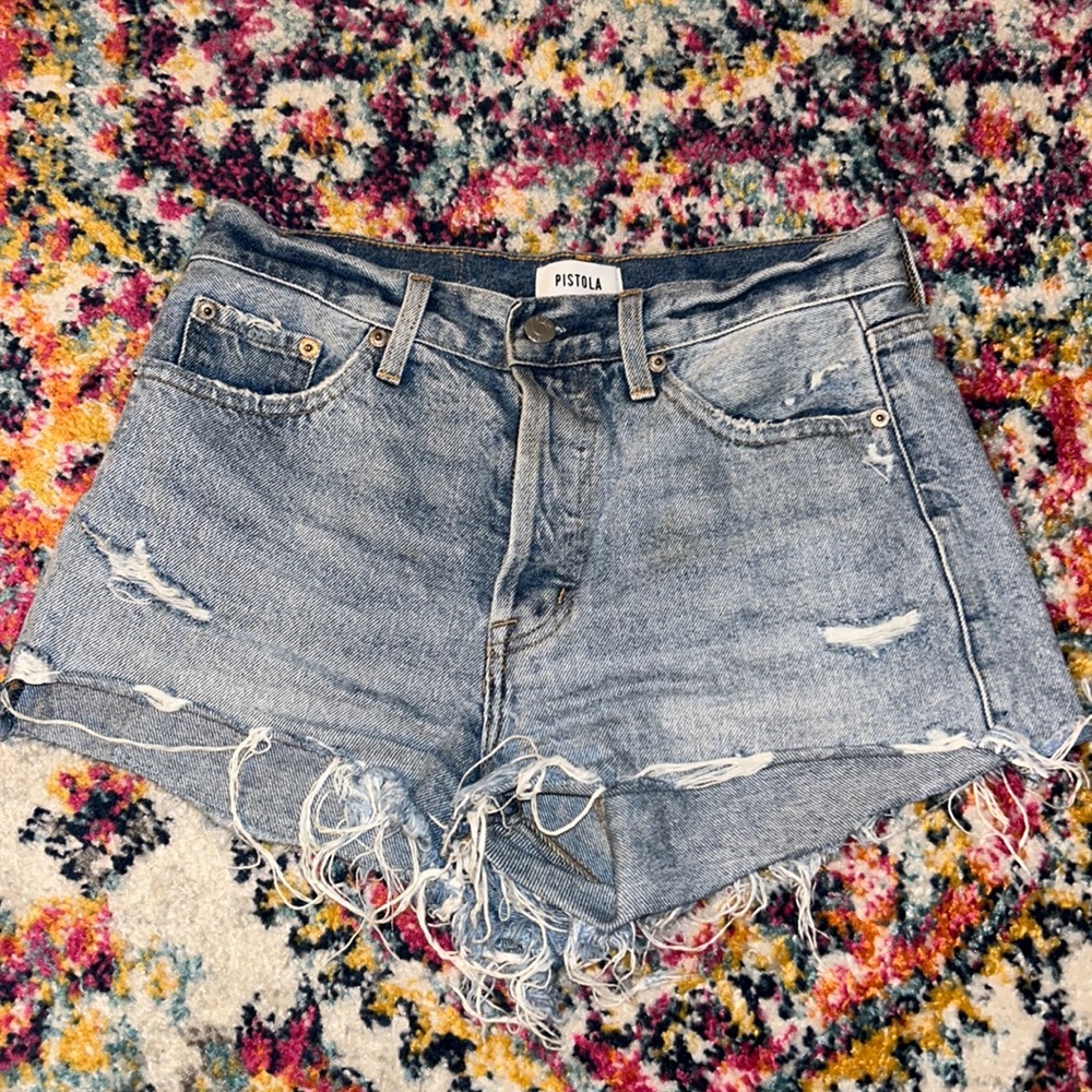 pistola jean shorts